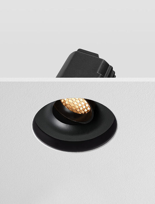 ARC Honeycomb Trimless - Anti Glare Downlight Tilt, DALI, Black/Black