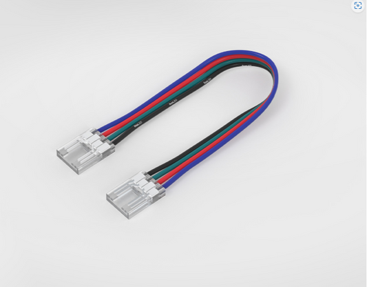 Corner Connector RGB10mm Corner Feed connector - 15cm Lead