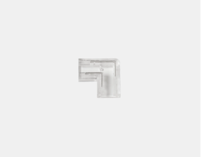 90 Degree "L" Connector Single Colour 10mm right angle connector
