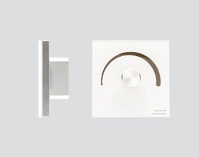 Single Zone White Wall Rotary Dimmer RF & DMX