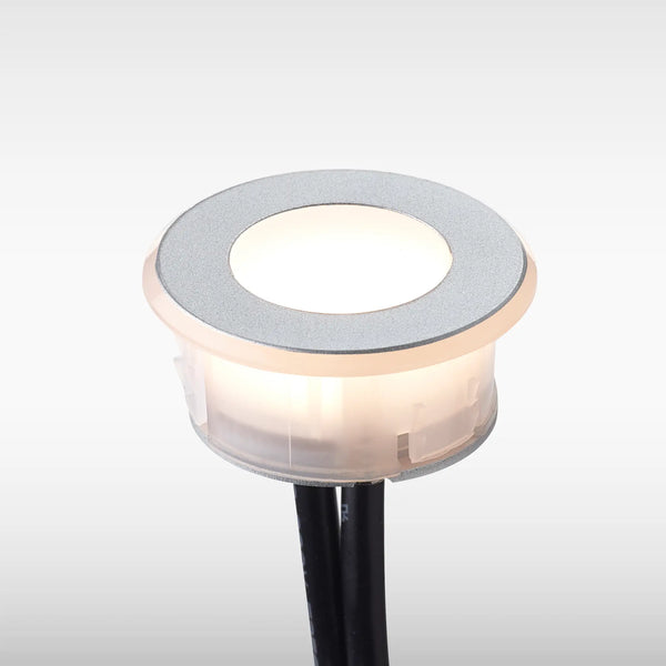 Sensio Halo TrioTone LED Plinth Light, Recessed - Stainless Steel