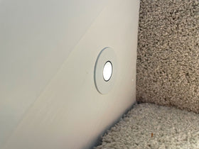 Profile.40 - Low Level Recessed Marker Light - Matt White / Matt Black