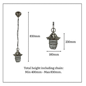 Hull - Guard Pendant Lantern