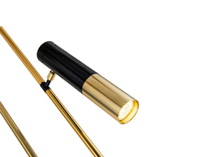 Trevecca Floor Lamp - Gold/Black