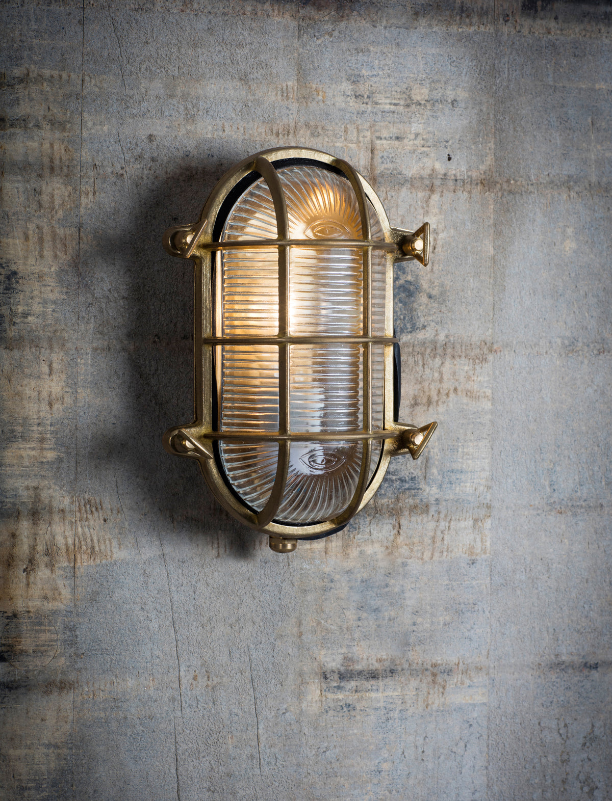 Devonport Bulkhead Light - Brass