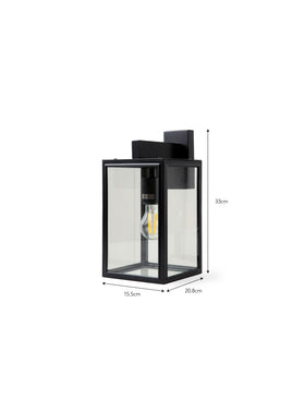 Belgrave Carriage Light - Steel, Carbon