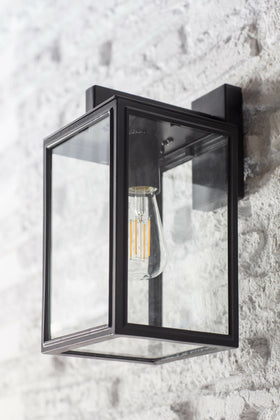 Belgrave Carriage Light - Steel, Carbon