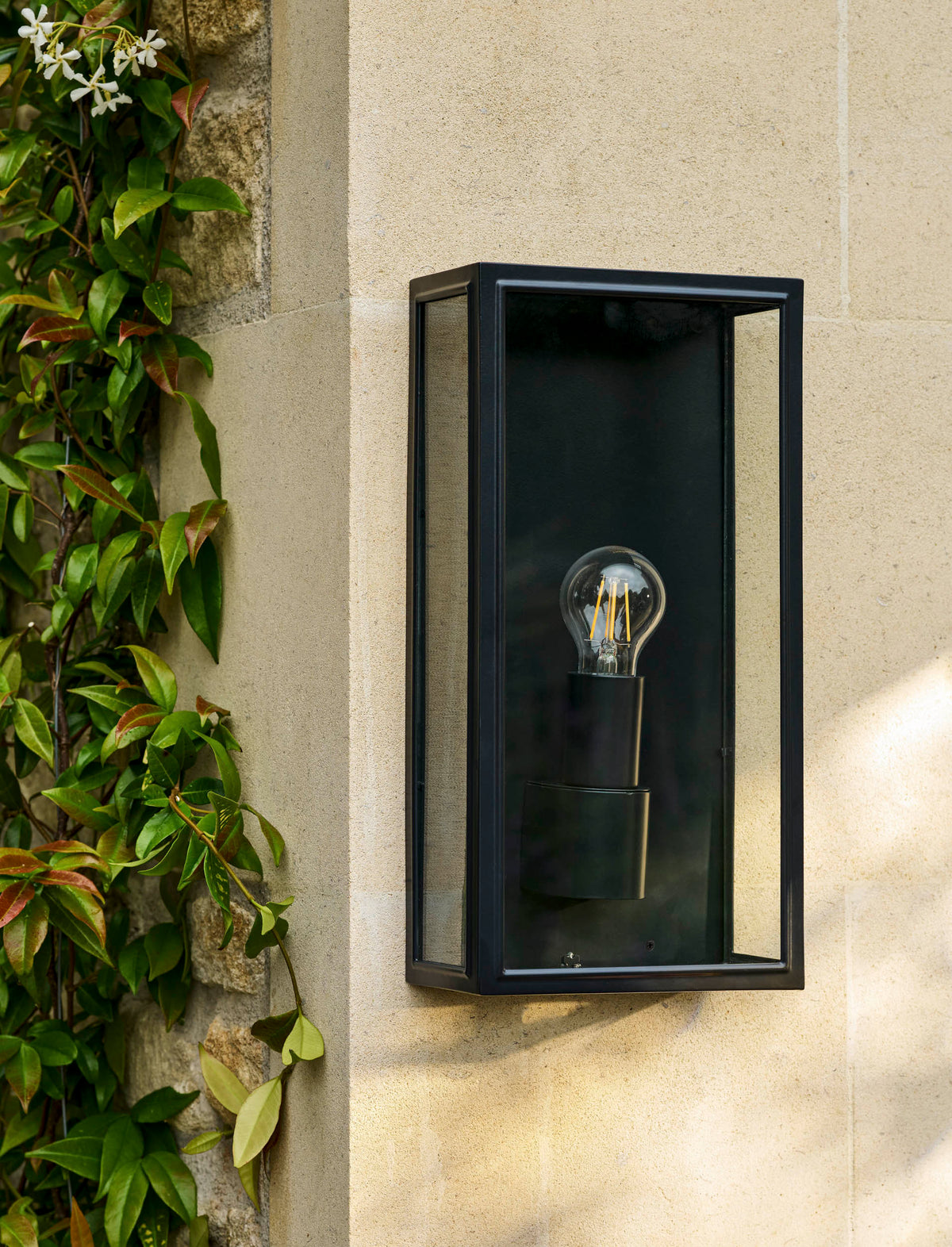 Belgrave Outdoor Lantern Tall - Steel, Carbon