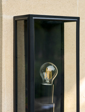 Belgrave Outdoor Lantern Tall - Steel, Carbon