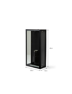 Belgrave Outdoor Lantern Tall - Steel, Carbon