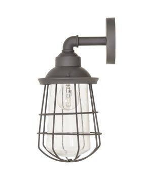 Finsbury Wall Light - Aluminium, Charcoal