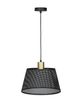 Curzon Pendant Light - Steel, Black