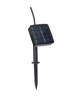 Festoon Lights Classic Solar 20 Bulbs - Black