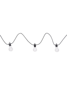 Festoon Lights Classic Extendable 20 Bulbs - Black
