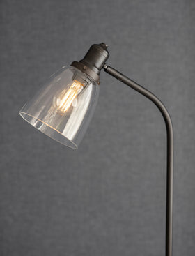 Hoxton Dome Floor Lamp - Steel, Antique Bronze
