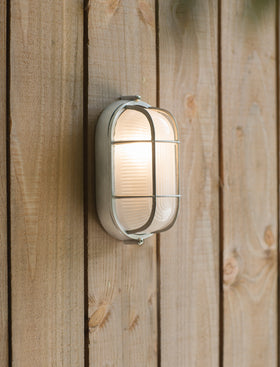 Chatham Bulkhead Light Oval - Aluminium, Grey