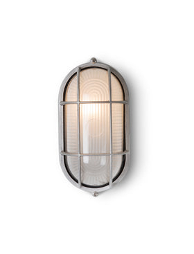 Chatham Bulkhead Light Oval - Aluminium, Grey