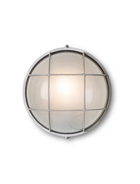 Chatham Bulkhead Light Round - Aluminium, Grey