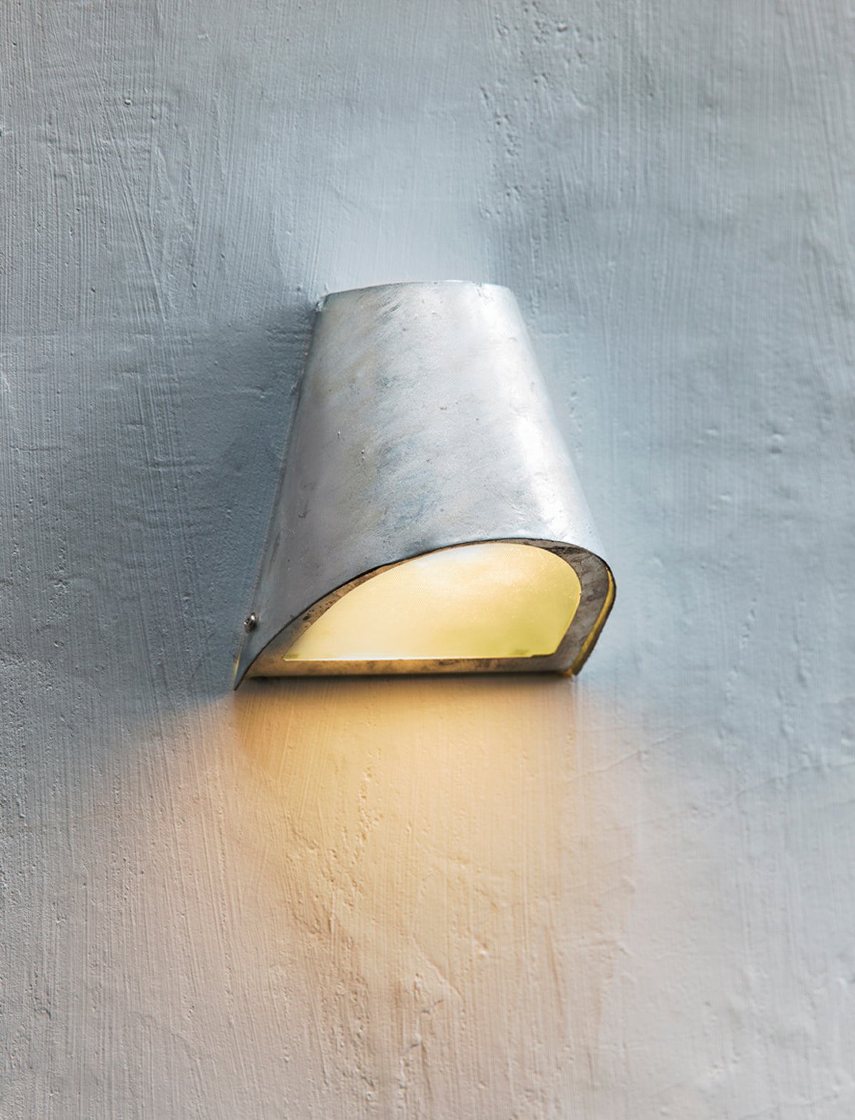 St Ives Funnel Light - Galvanised Steel, Silver