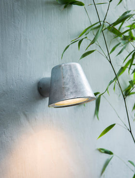 St Ives Mast Light - Galvanised Steel, Silver