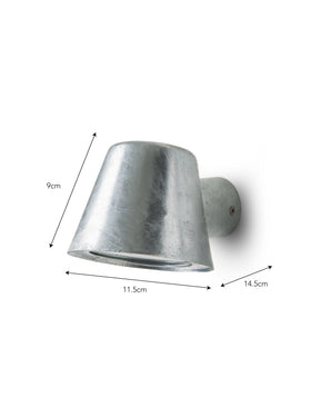St Ives Mast Light - Galvanised Steel, Silver