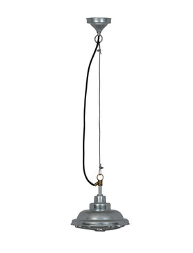 St Ives Mariner Outdoor Pendant Light - Galvanised Steel, Silver