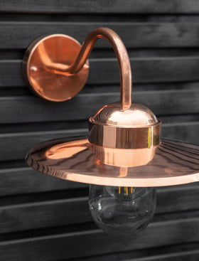 Howick Wall Light - Copper, Raw Copper