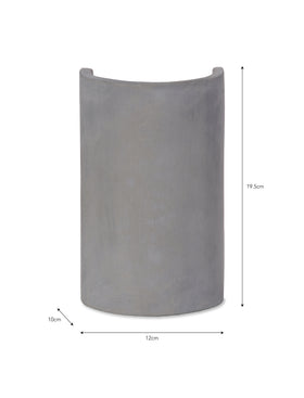Kew Up & Down Wall Light - Concrete, Natural
