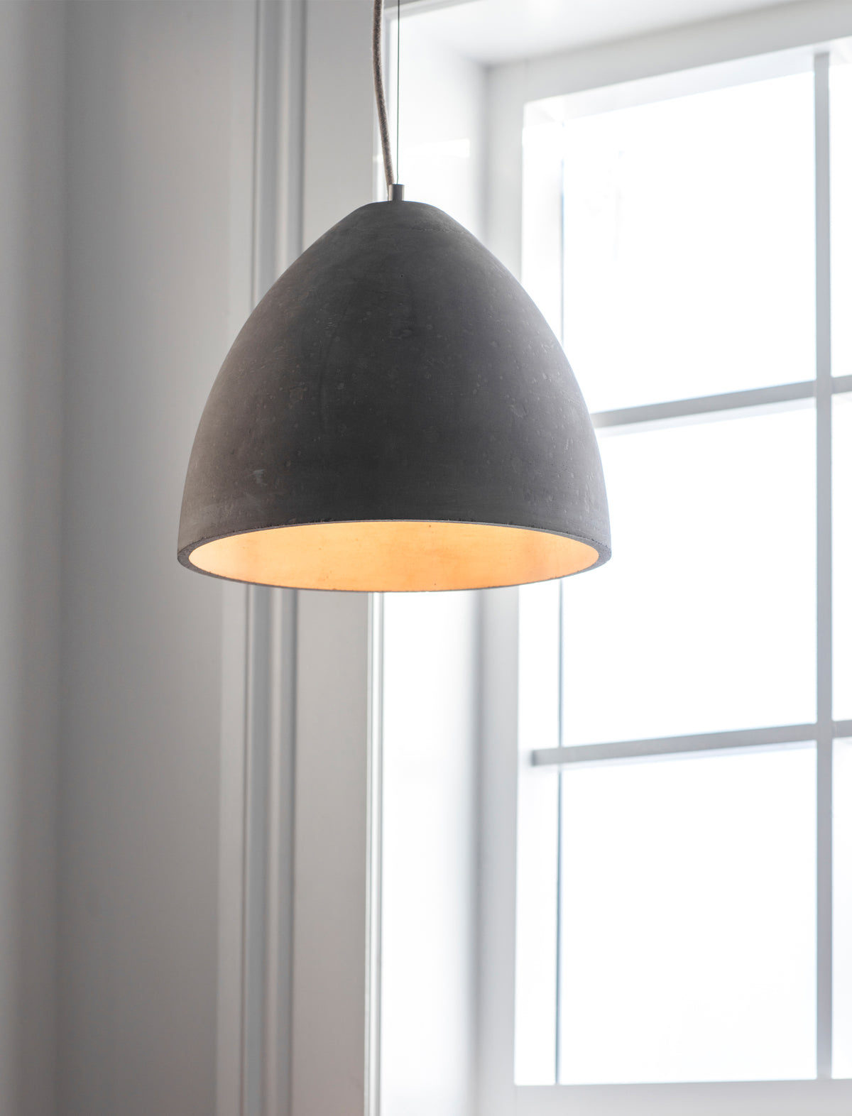 Millbank Pendant Light - Polymer Concrete, Natural