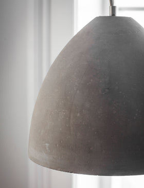 Millbank Pendant Light - Polymer Concrete, Natural