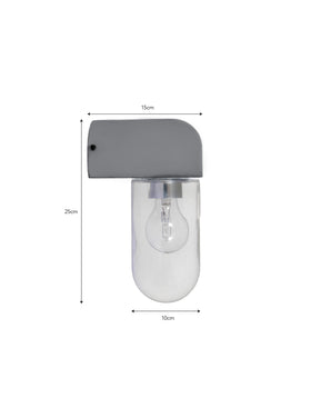 Southbank Outdoor Wall Light - Polymer Concrete, Natural