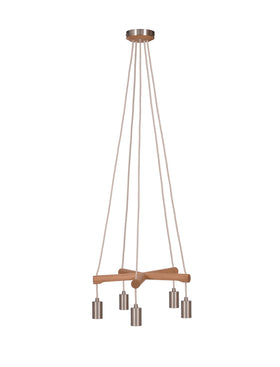 Rathborne Pendant Light - Oak Wood, Natural