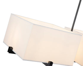 Cameron Pendant Lamp - Matt Black Metal