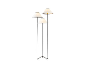 Langless Floor Lamp - Matt Black Metal