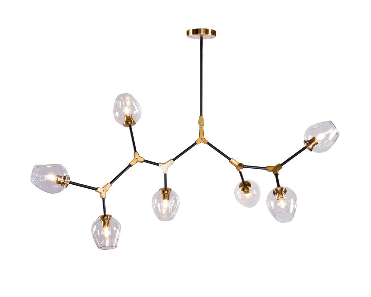 Orbital Pendant Lamp - Bronze and Black Finish