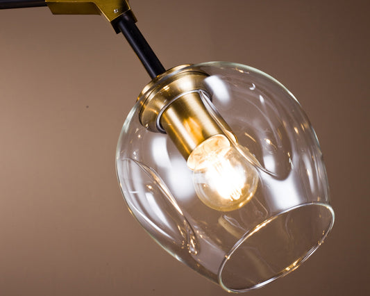 Orbital Pendant Lamp - Bronze and Black Finish