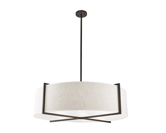Sanderson Pendant Lamp Medium - Textured Linen