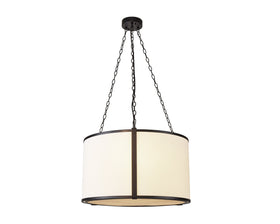 Baltimore Pendant Lamp - White Linen