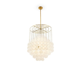 Moon Chandelier - Antique Brushed Brass