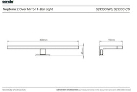 Sensio Neptune 2 Bathroom Wall Light