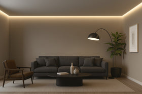 Cove LED Profile - Plaster-in PRO40P White 58 x 87mm