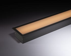 3m Recessed LED Profile - Double Deep / Wide PRO50SR Black 60 x 35mm