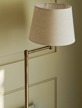 Peartree Table Lamp - Steel, Antique Bronze