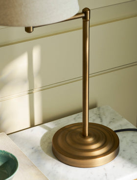 Peartree Table Lamp - Steel, Antique Bronze