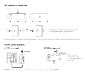 Wireless Dimmer Module - Tuneable white