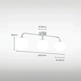 Sensio Virellan Bar, 3 Globe Spotlight