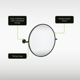 Sensio Chaol Round Tiltable Mirror - 500mm