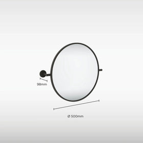 Sensio Chaol Round Tiltable Mirror - 500mm