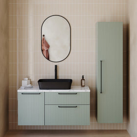 Sensio Eldon Pill Shaped Non-illuminated Mirror - 500mm x 800mm
