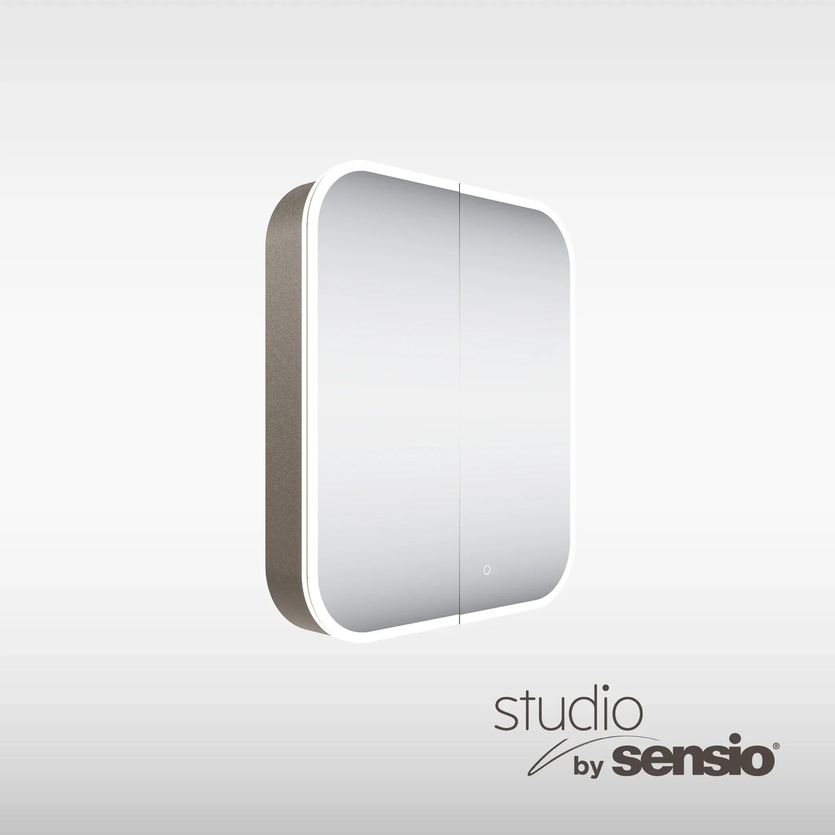 Sensio Aurelia Soft Rectangle LED Mirror Cabinet - 600mm x 700mm